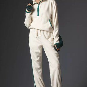 Anthropologie SUNDRY FAUX SHERPA Joggers L Soft & Cozy Essential go-to current